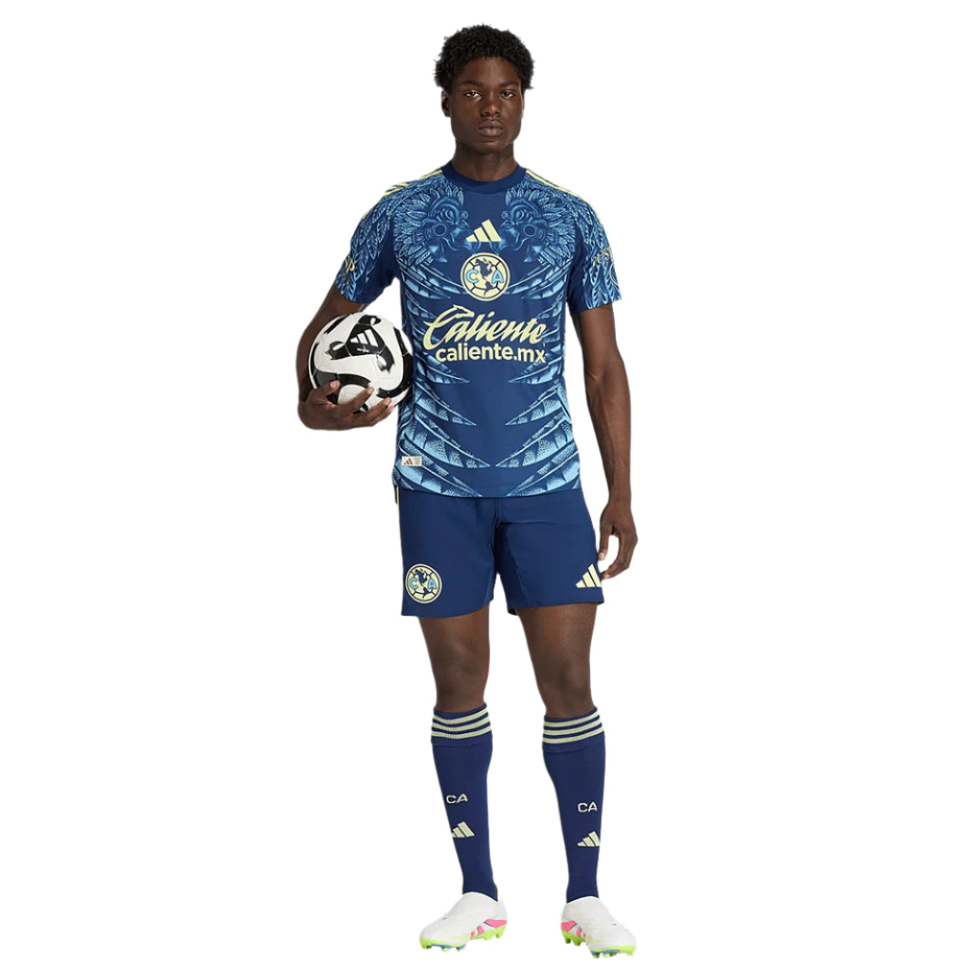 adidas C. Borja Men's Club América 25/26 Authentic Away Jersey (Blue)