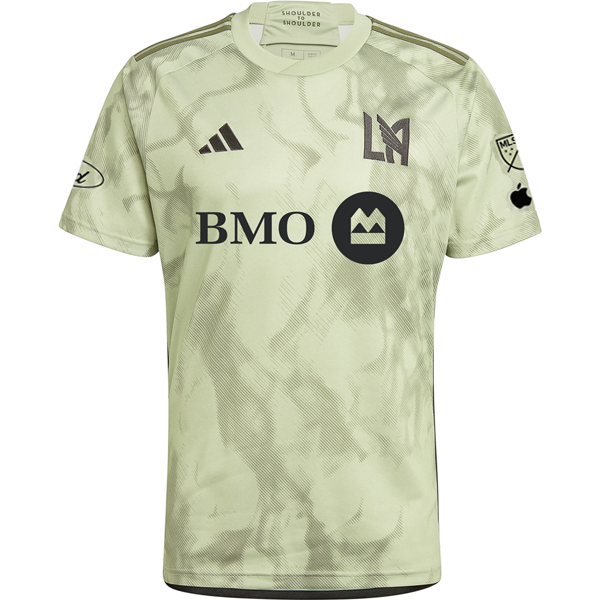 Adidas LAFC Carlos Vela Away Jersey w/ MLS + Apple TV Patches 24/25 (Magic Lime)