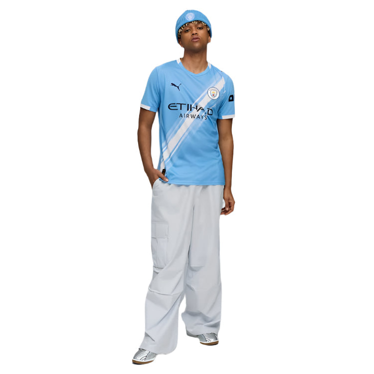 Puma James Mcatee Manchester City Home Jersey 25/26 w/ EPL + Sponsor Patch (Team Light Blue/Puma White)