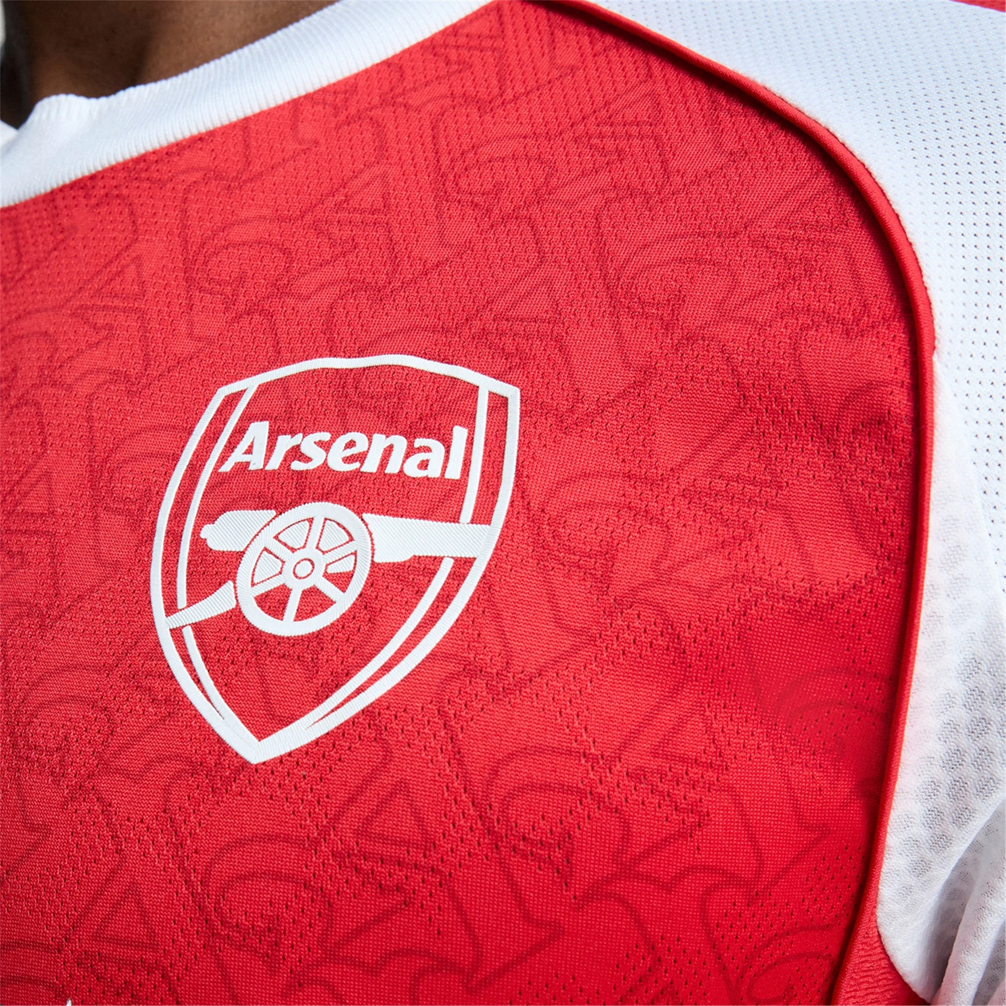adidas Kieran Tierney Arsenal FC Authentic Home Jersey 25/26 w/ EPL Patch (Better Scarlet/White)