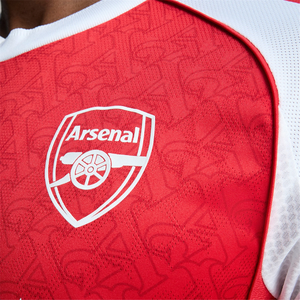 adidas Albert Lokonga Arsenal FC Authentic Home Jersey 25/26 w/ EPL Patch (Better Scarlet/White