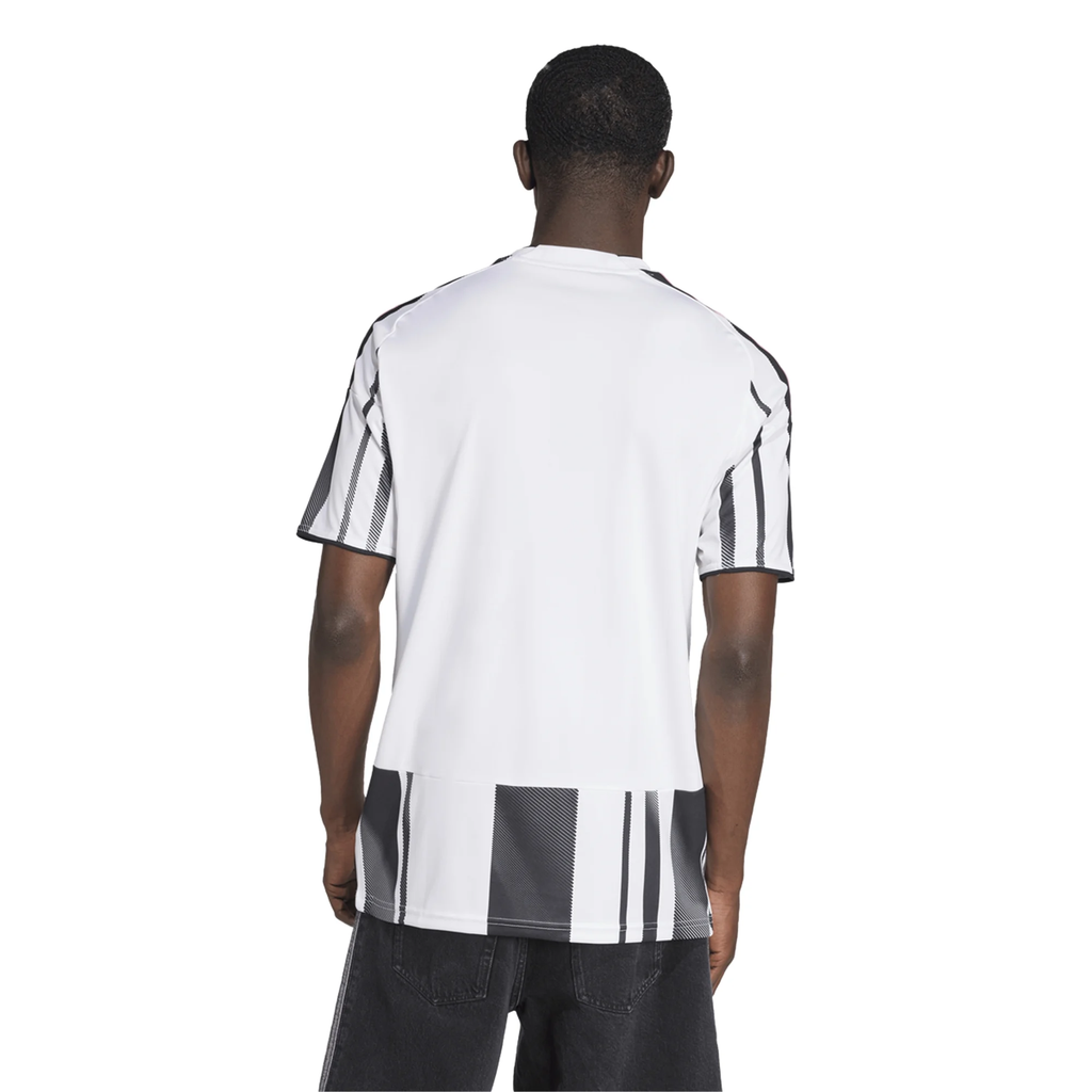 adidas Men's Juventus Joao Mario Home Jersey w/ Serie A Patch 25/26 (White/Black/Pink)