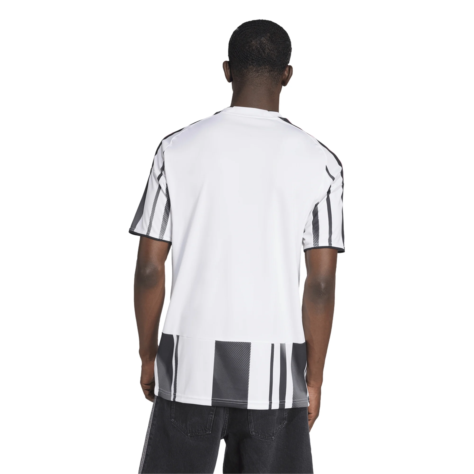 adidas Juventus Rouhi Home Jersey w/ Champions League Patches 25/26 (White/Black/Pink)