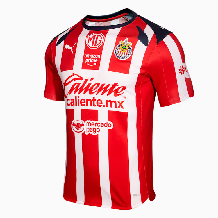 Puma Jonathan Padilla Men's Chivas De Guadalajara Home Jersey 25/26 (Puma Red/White)