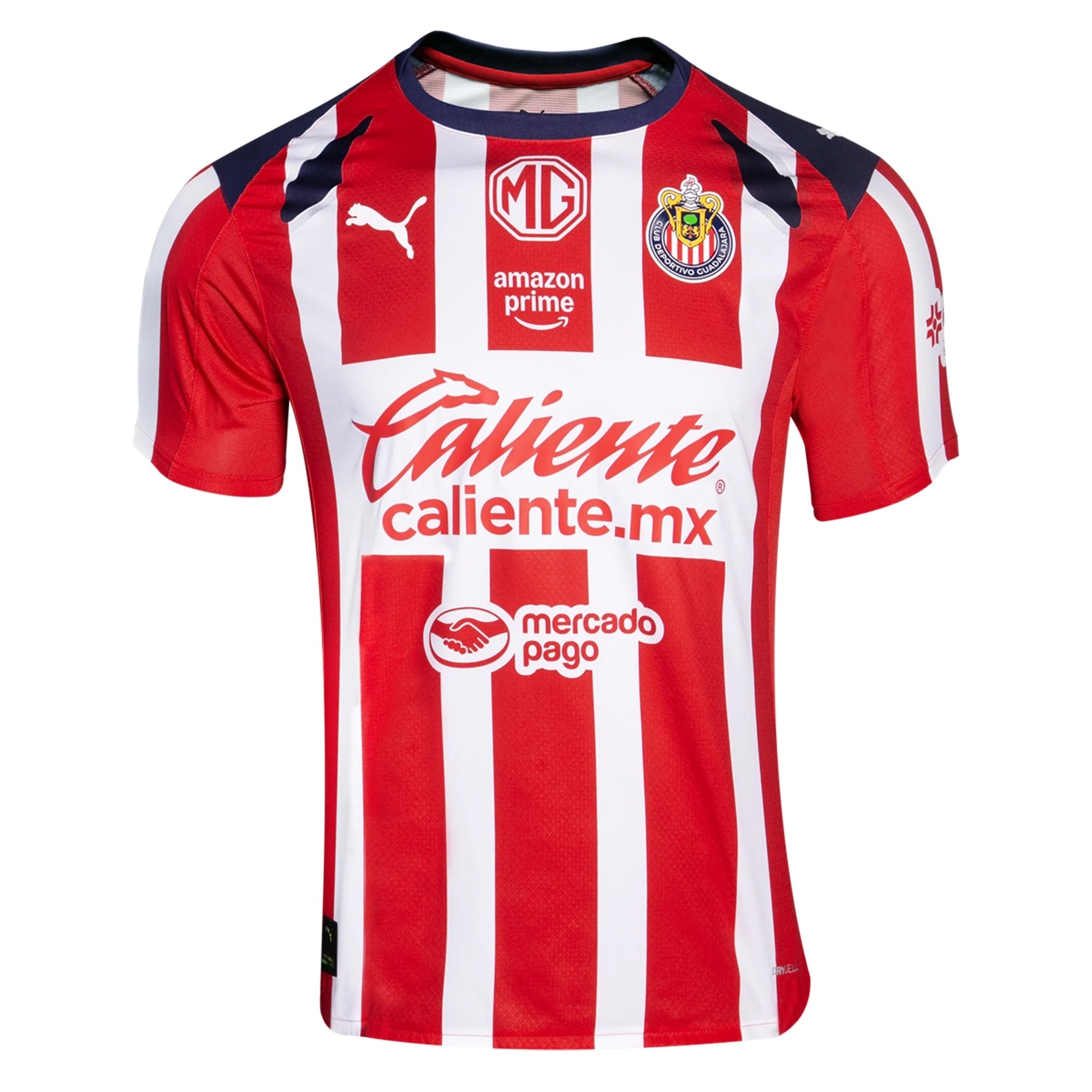Puma Miguel Tapias Men's Chivas De Guadalajara Home Jersey 25/26 (Puma Red/White)