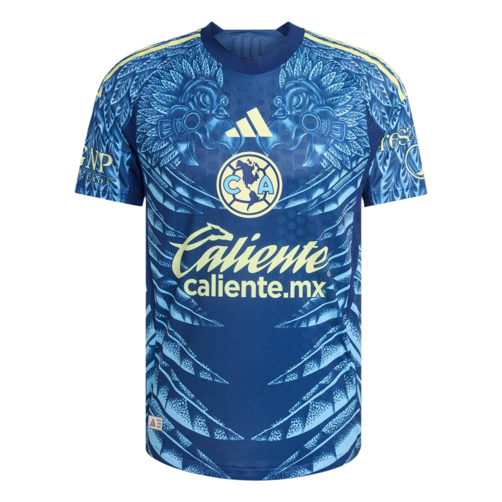 adidas R. Juarez Men's Club América 25/26 Authentic Away Jersey (Blue)