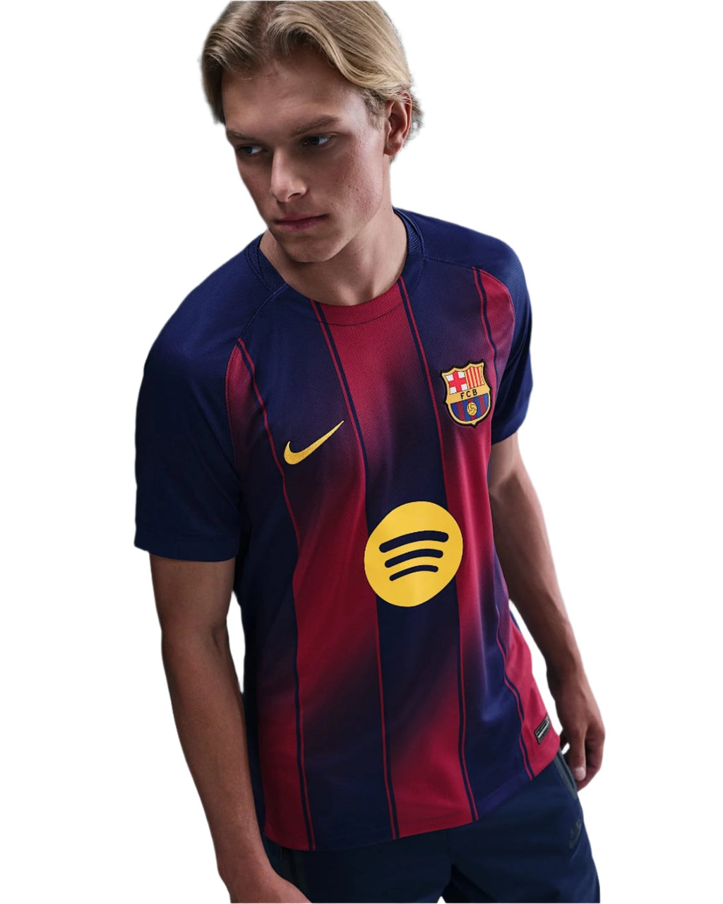 Nike Pau Victor FC Barcelona Home Jersey 25/26 w/ Champions League Patches (Deep Royal Blue/Midwest Gold)