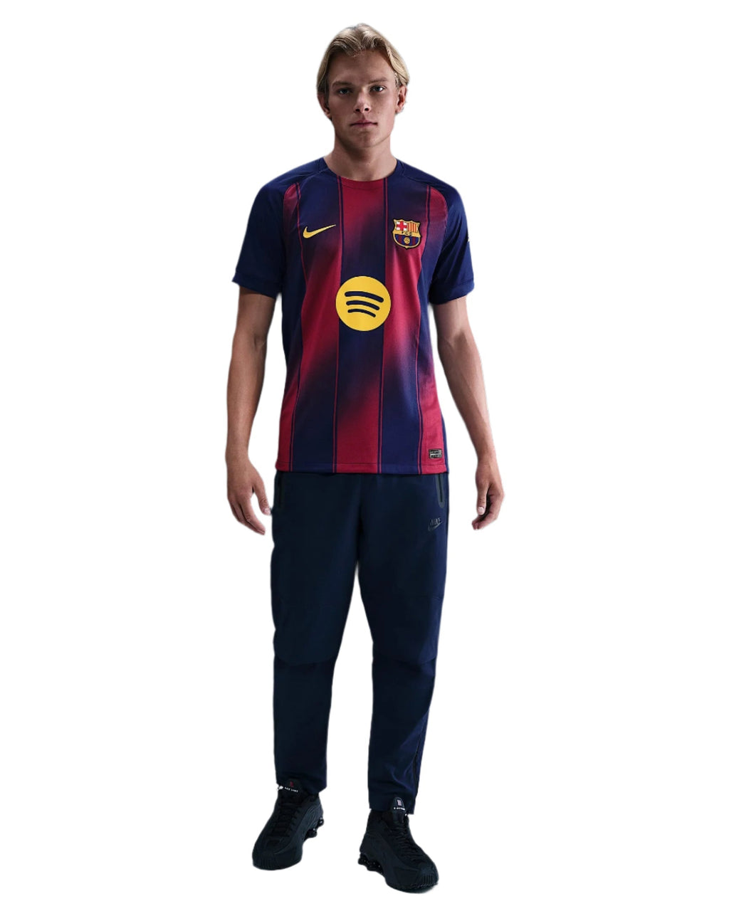 Nike Pedri FC Barcelona Home Jersey 25/26 w/ Champions League Patches (Deep Royal Blue/Midwest Gold)