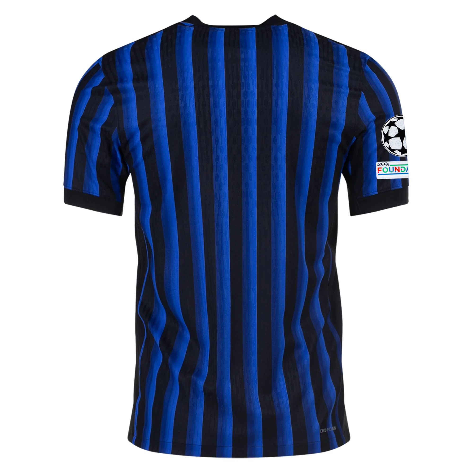 Nike Inter Milan Authentic Home Jersey w/ Champions League Patches 25/26 (Lyon Blue/Black/Chlorine Blue)