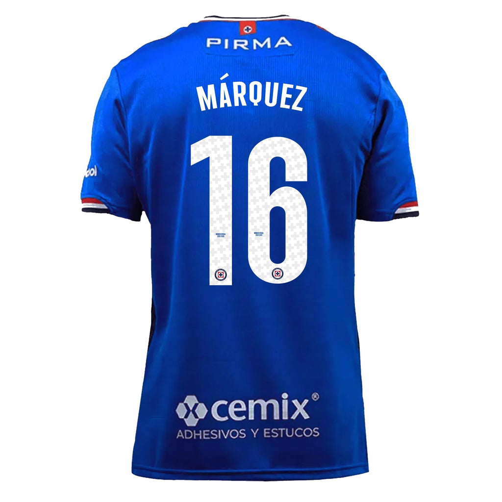 Pirma Men's Jeremy Márquez Cruz Azul Home Jersey 25/26 (Blue)