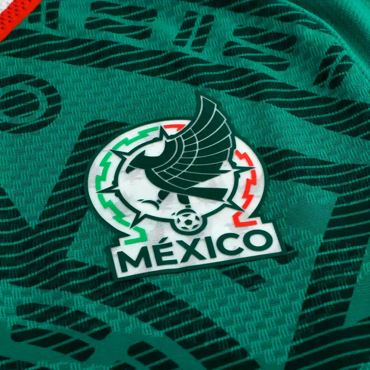 adidas Men's H. Martin Mexico Long-Sleeve Authentic Home Jersey 2026 (Bold Green)
