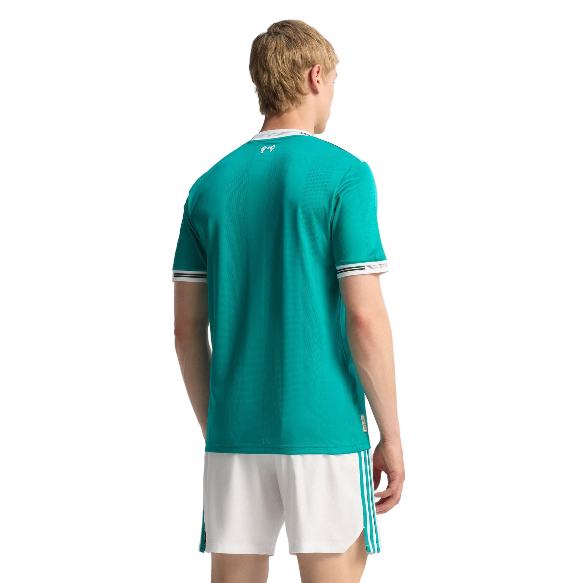 adidas Liverpool FC Authentic Cody Gakpo Third Jersey w/ EPL + No Room For Racism Patches 25/26 (Sea Green)
