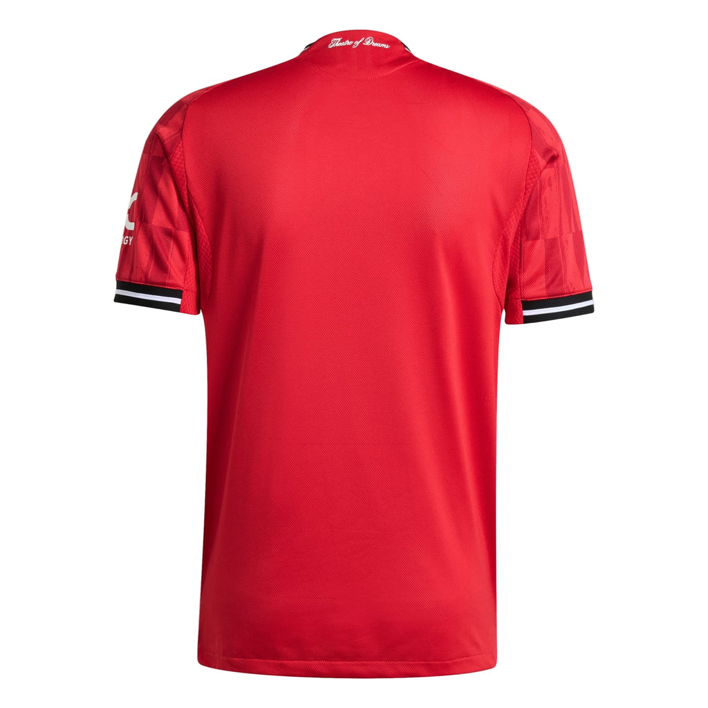 adidas Men's Manchester United Authentic Home Jersey 25/26 (Red)