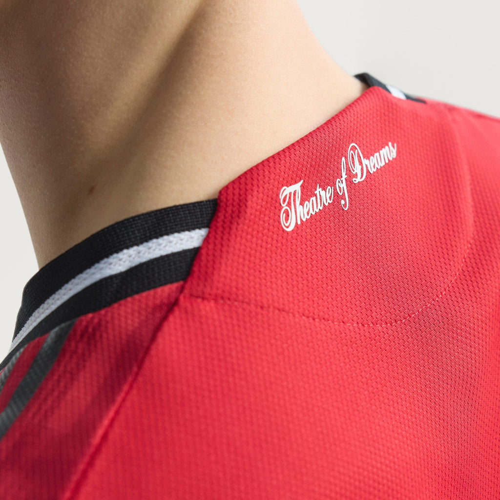 adidas Dorgu Men's Manchester United Authentic Home Jersey 25/26 w/ NRFR + EPL Patch (Red)