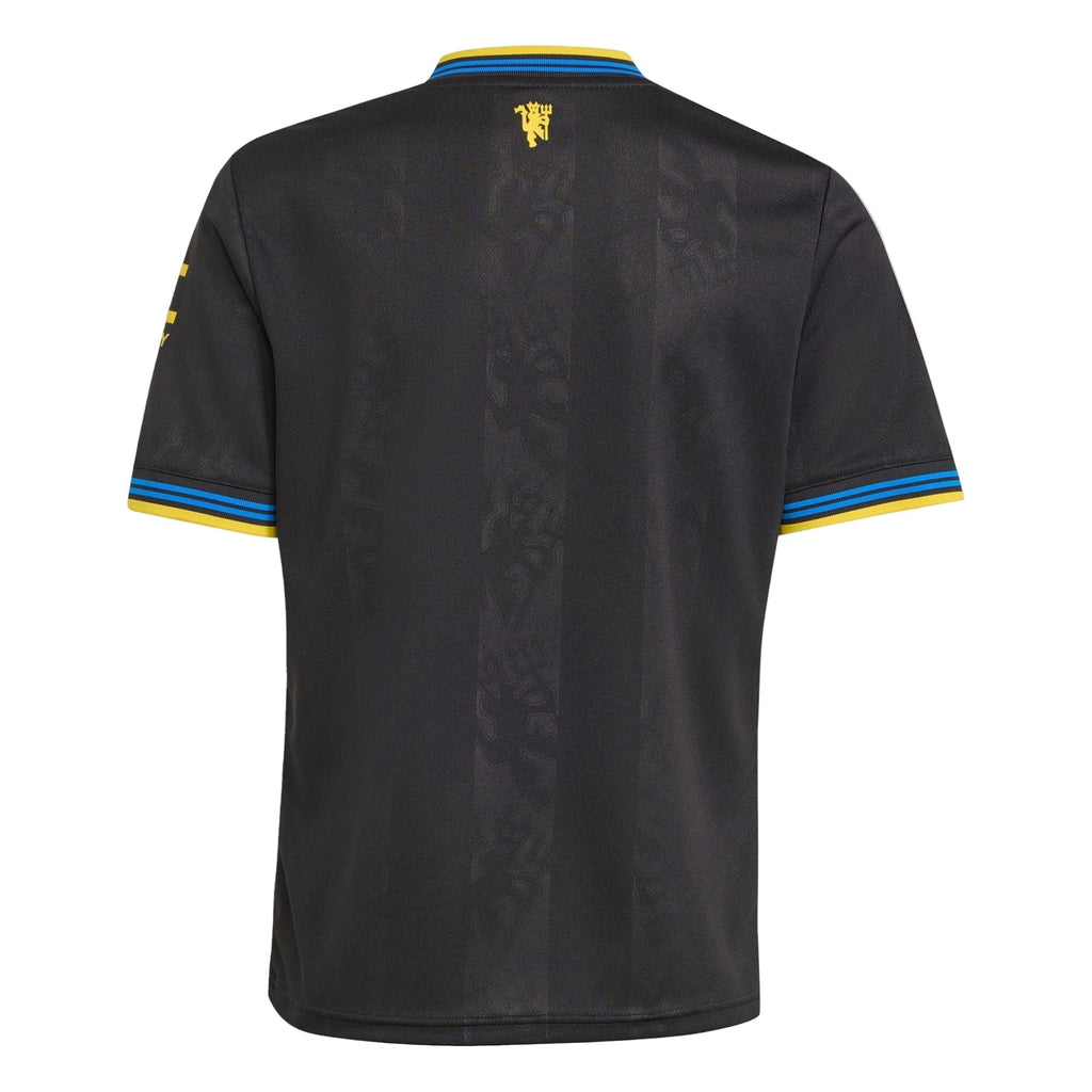 adidas Youth Manchester United 25/26 Third Jersey (Black)