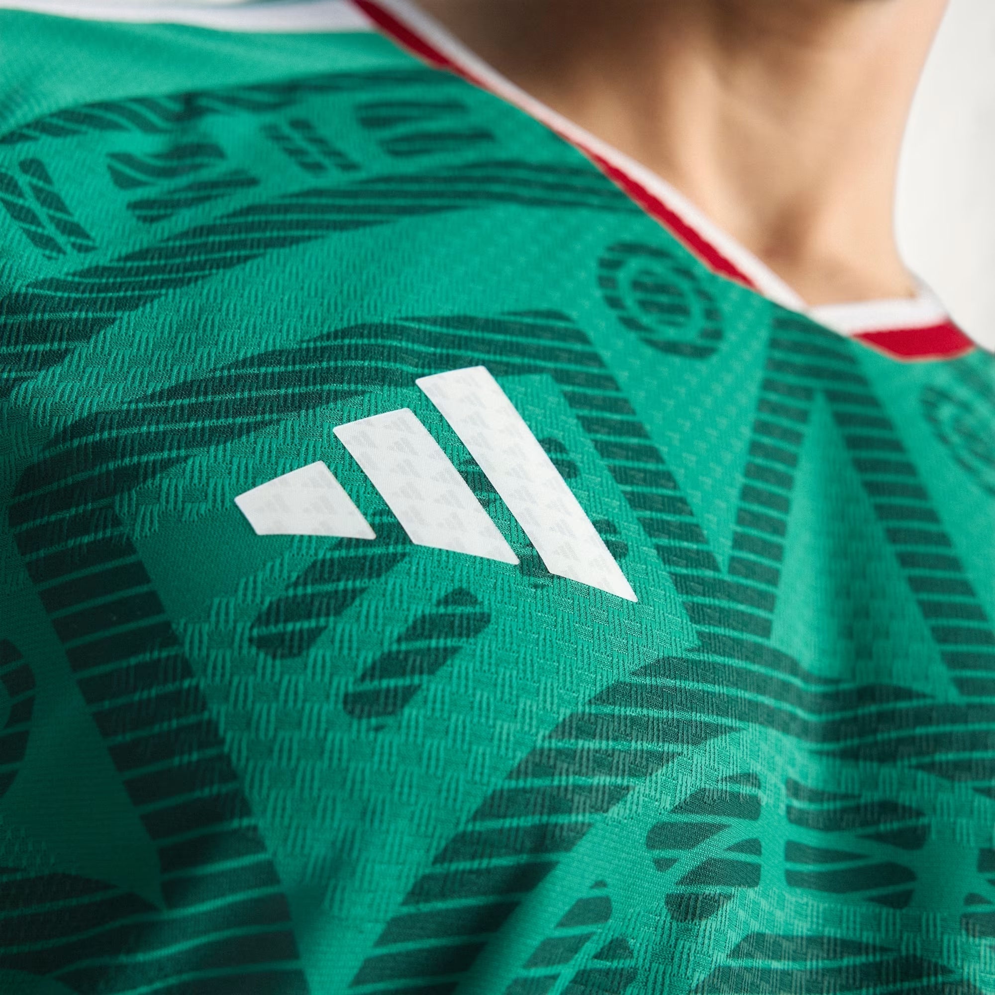 adidas Men's C. Rodriguez Mexico Authentic Home 2026 World Cup Jersey (Bold Green)
