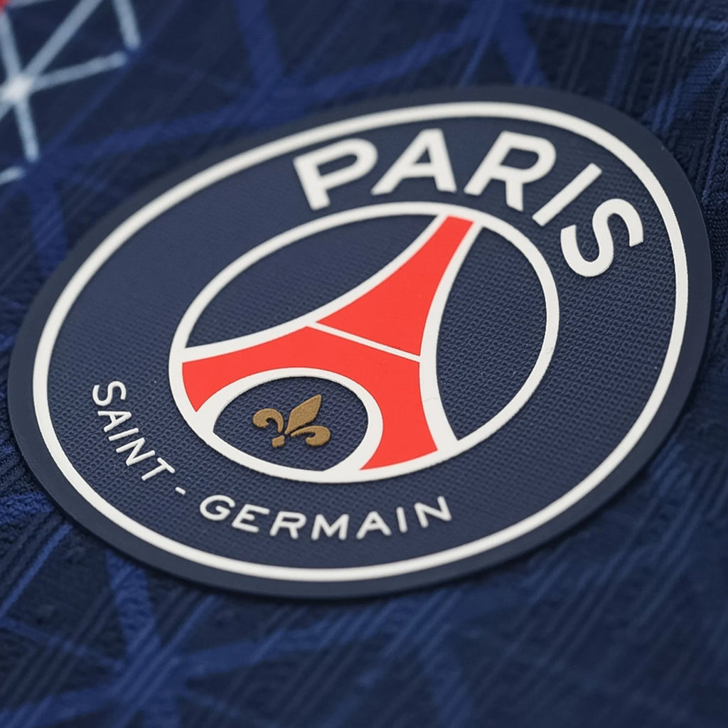 Nike Men's Mendes Paris Saint-Germain Authentic Home Jersey 25/26 w/ Champions League Patches (Navy)