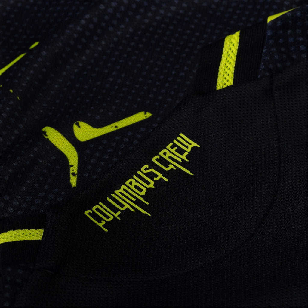 adidas Cole Mrowka Columbus Crew Authentic Away Jersey w/ MLS Patches 25/26 (Black/Yellow)
