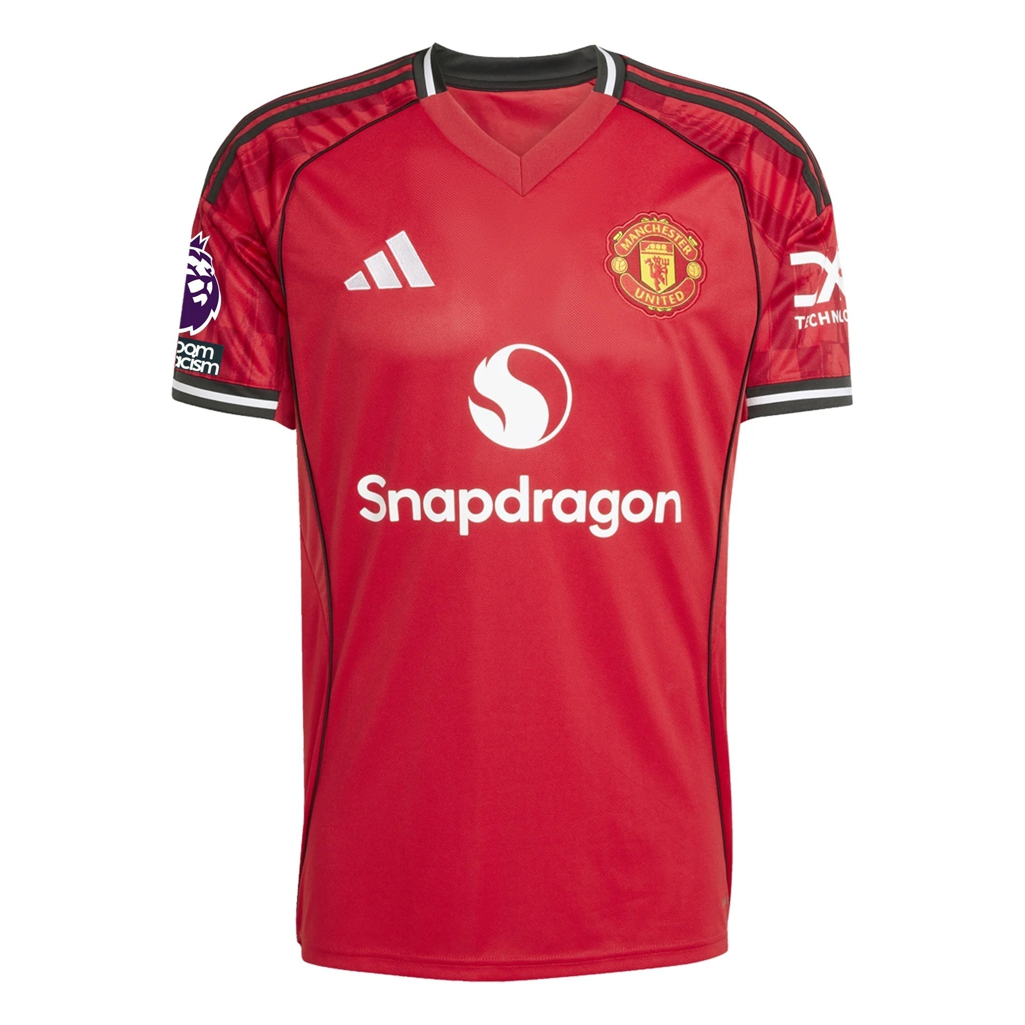 adidas Sesko Men's Manchester United Home Jersey 25/26 w/ EPL + NRFR Patches (Red)
