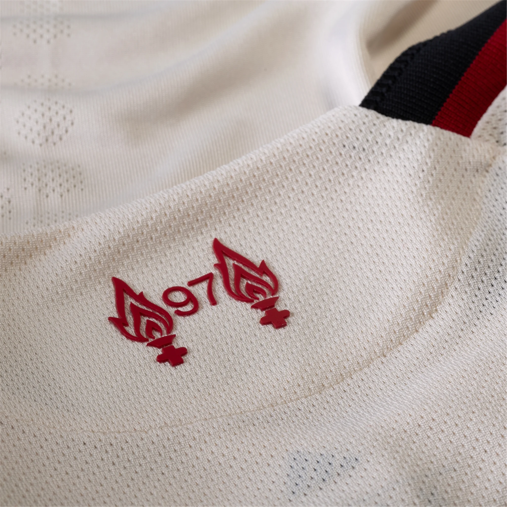 adidas Men's Liverpool Authentic Curtis Jones Away Jersey w/ Champions League Patches 25/26 (Wonder White)