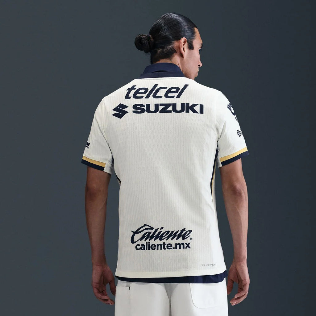 Nike Pumas UNAM Authentic Home Jersey 25/26 (Sail/Obsidian/Club Gold)