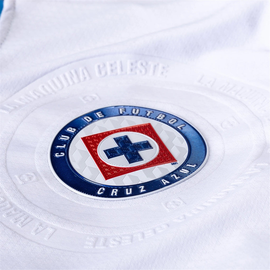 Pirma Mateusz Bogusz Cruz Azul Away Jersey 24/25 (White/Blue)
