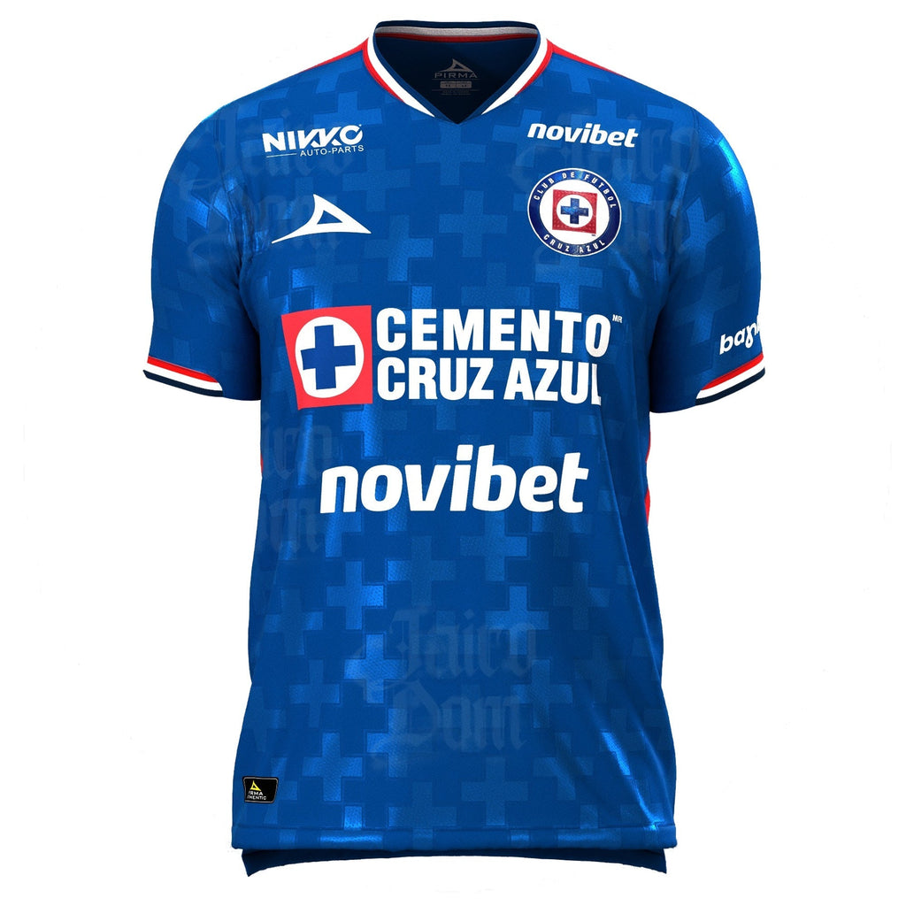 Pirma Men's Lorenzo Faravelli Cruz Azul Home Jersey 25/26 (Blue)