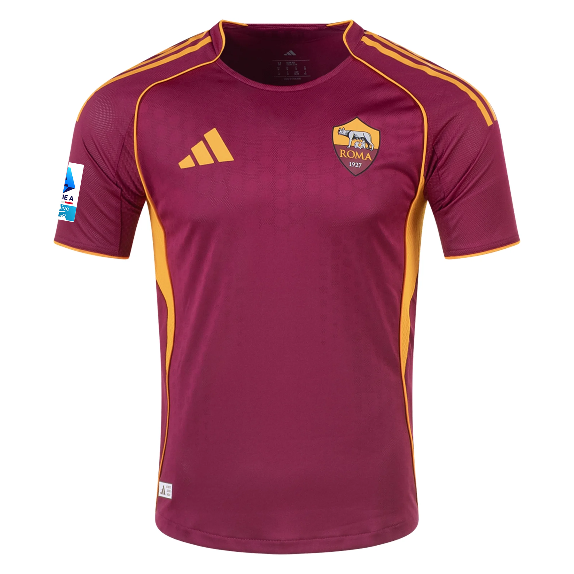 adidas Roma Authentic Matías Soulé Home Jersey w/ Serie A Patch 25/26 (Burgundy)