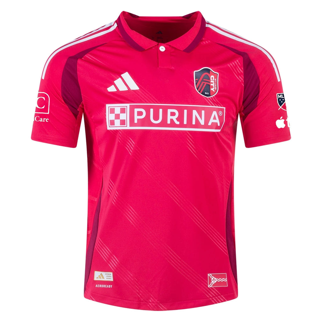adidas St. Louis FC Authentic Home Jersey 25/26 (Power Pink)