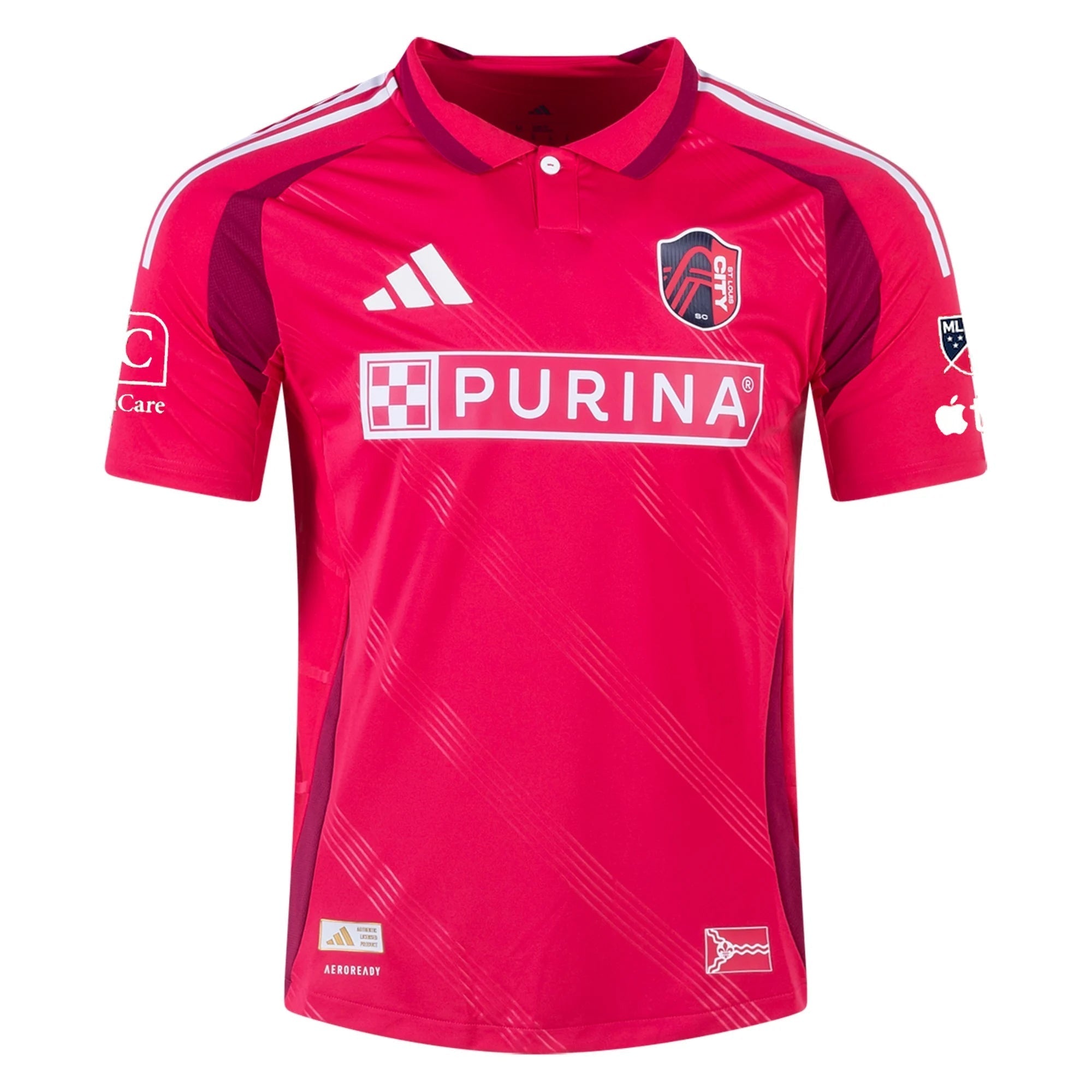 adidas Jake Girdwood-Reich St. Louis FC Authentic Home Jersey 25/26 (Power Pink)