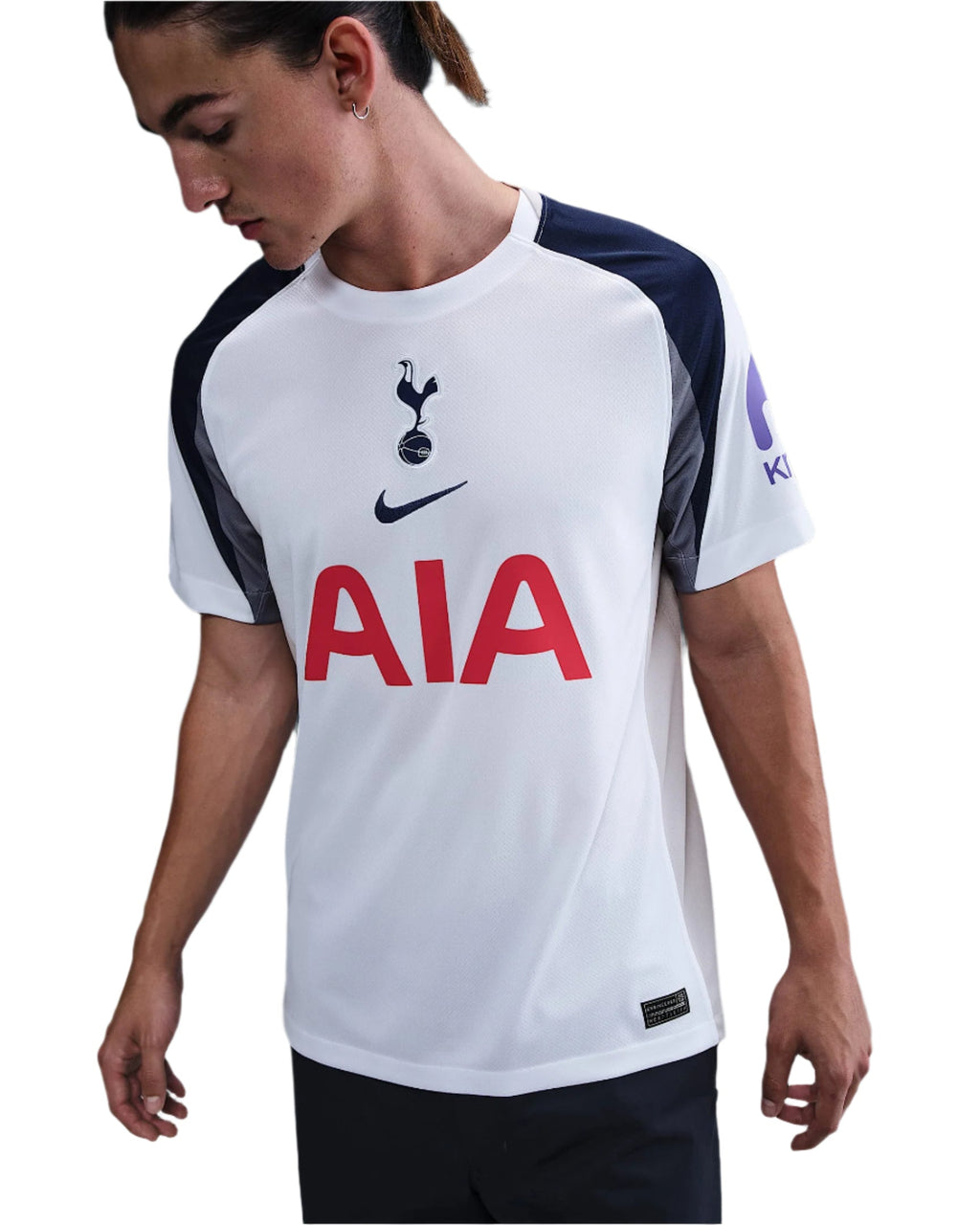 Nike Son Heung-min Tottenham Hotspurs Home Jersey w/ EPL + No Room For Racism Patch 25/26 (White/Iron/Binary Blue)