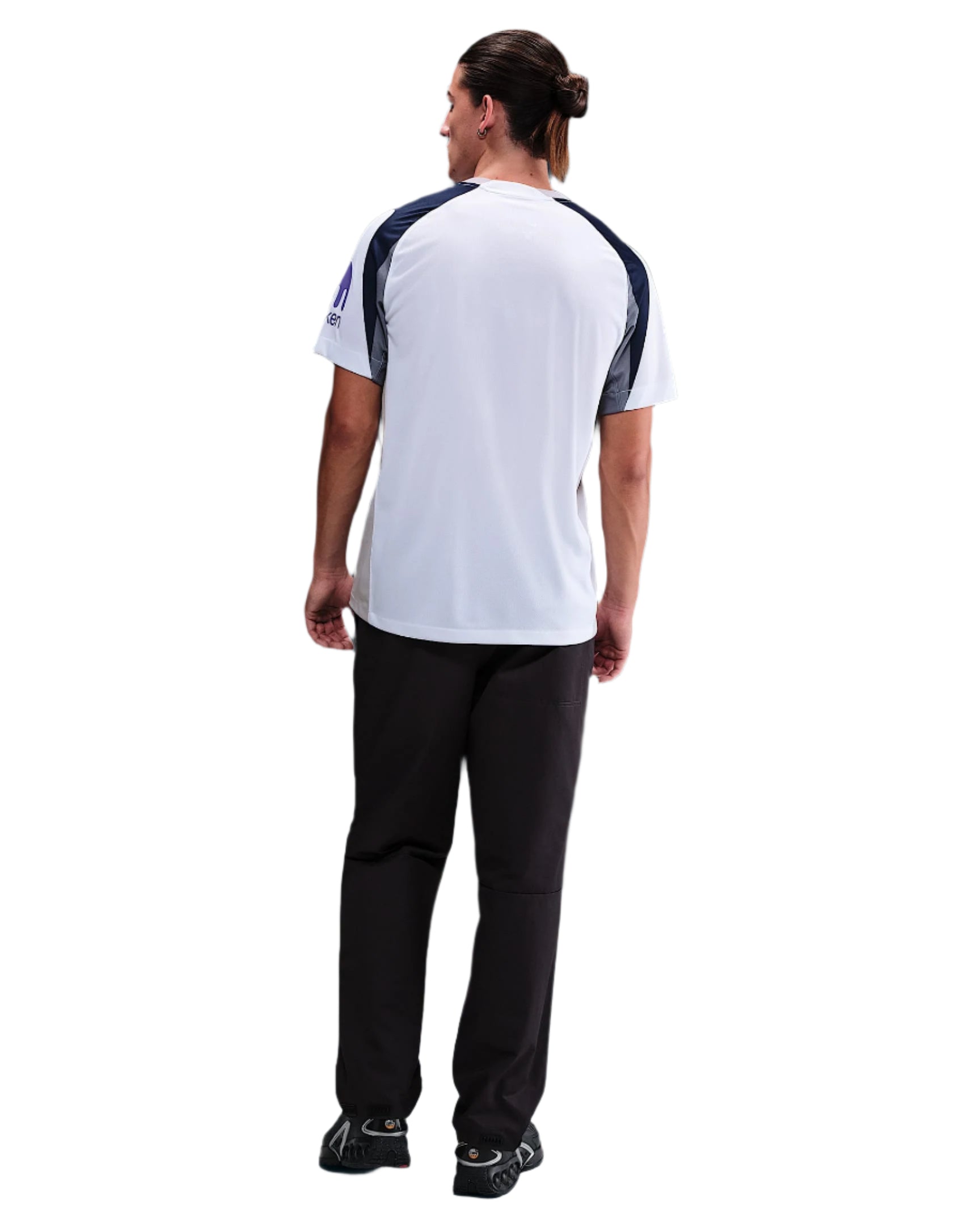 Nike Son Heung-min Tottenham Hotspurs Home Jersey w/ EPL + No Room For Racism Patch 25/26 (White/Iron/Binary Blue)