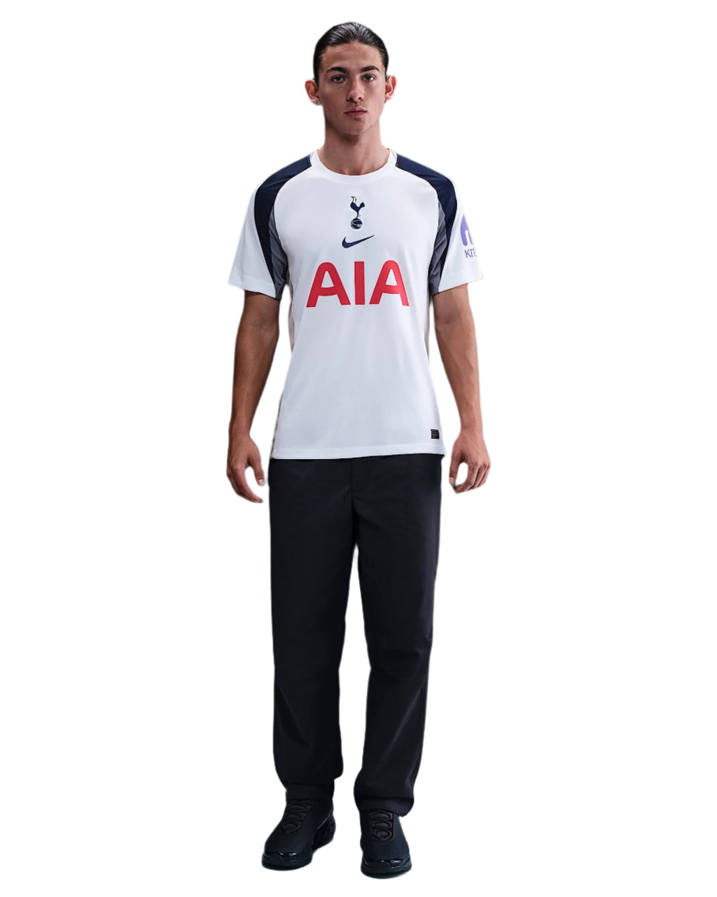 Nike Maddison Tottenham Hotspurs Home Jersey w/ EPL + No Room For Racism Patch 25/26 (White/Iron/Binary Blue)