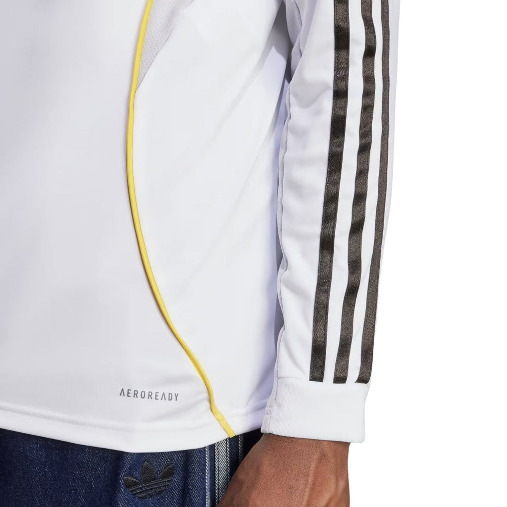 adidas Real Madrid Arda Guler Long Sleeve Home Jersey w/ Intercontinental + Champions League Patches 25/26 (White)
