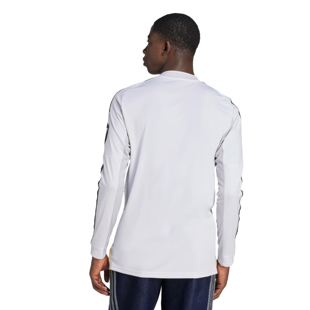 adidas Real Madrid F. Mendy Long Sleeve Home Jersey w/ Intercontinental + Champions League Patches 25/26 (White)