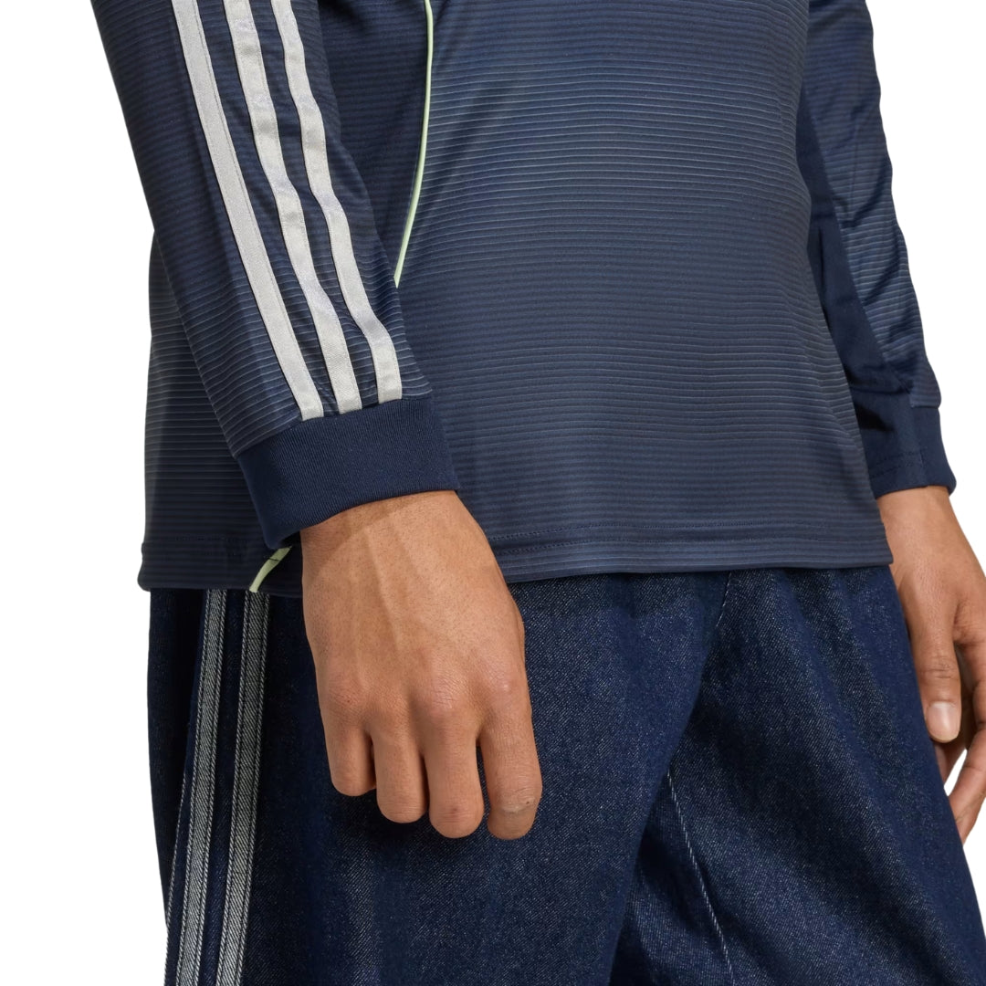 adidas Real Madrid Lucas V. Long Sleeve Away Jersey w/ Champions League Patches 25/26 (Legend Ink)