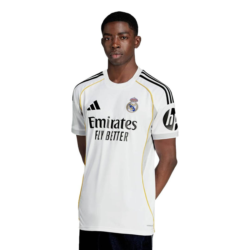 adidas Trent Alexander-Arnold Real Madrid 25/26 Home Jersey w/ Champions League Patches (White)