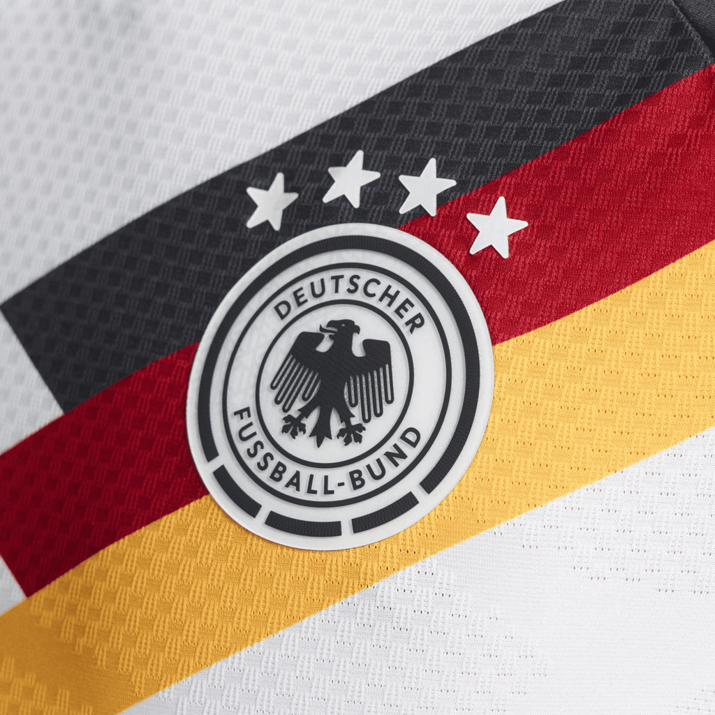 adidas Men's Germany 2026 Long Sleeve Authentic Home Jersey (White)