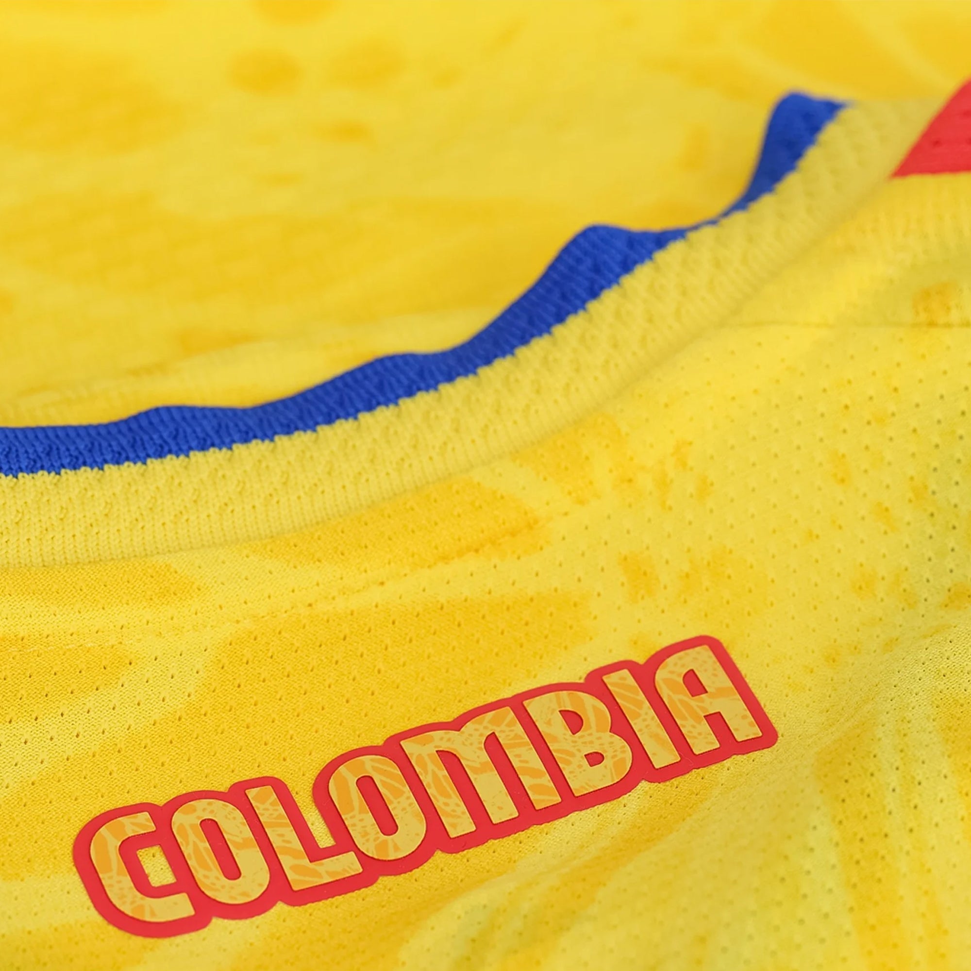 adidas Men's Lucumi Colombia 2026 Authentic Home Jersey (Impact Yellow)