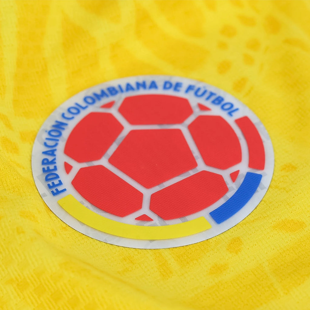 adidas Men's Rios Colombia 2026 Authentic Home Jersey (Impact Yellow)