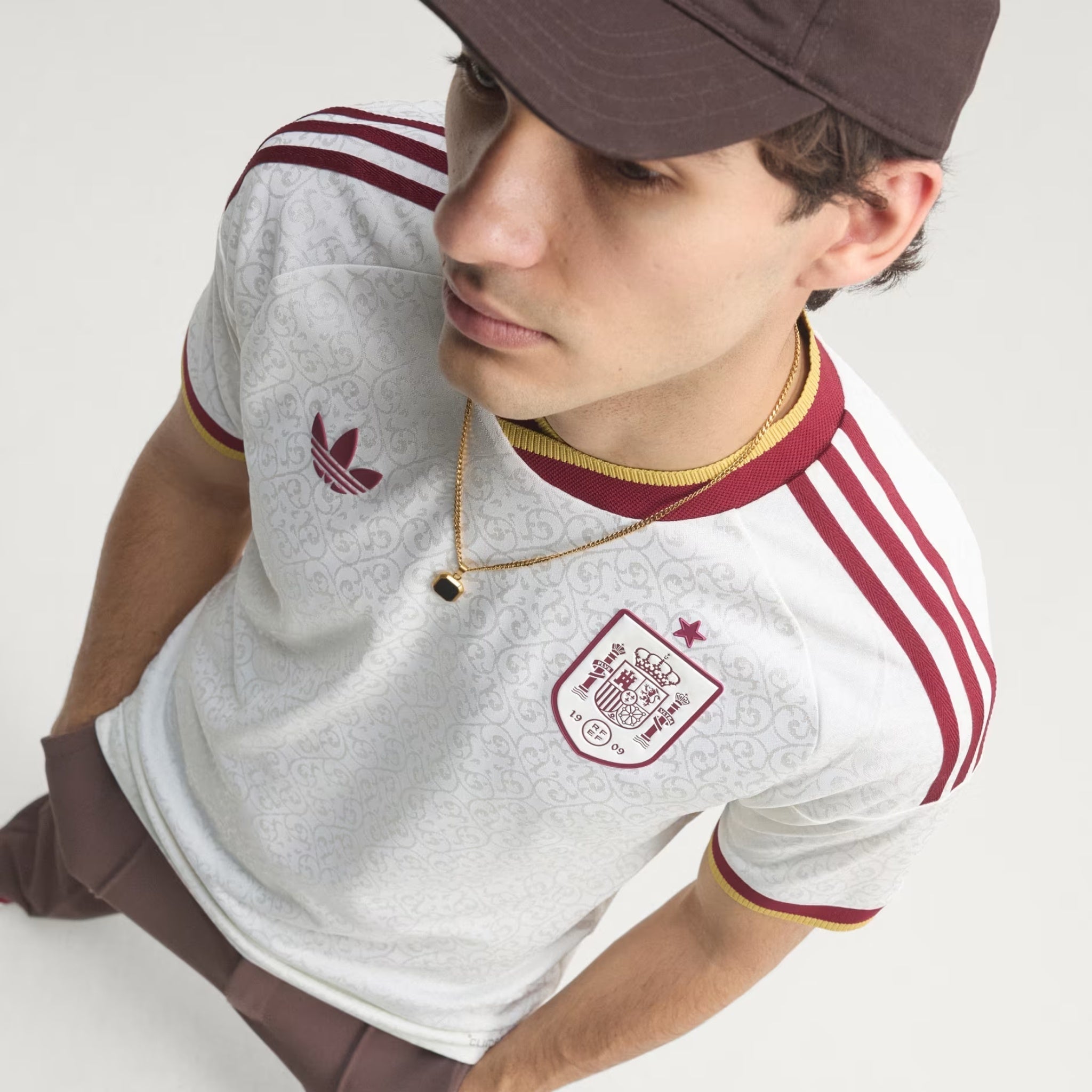 adidas Men's Spain Authentic Match Away Jersey 2026 (White)