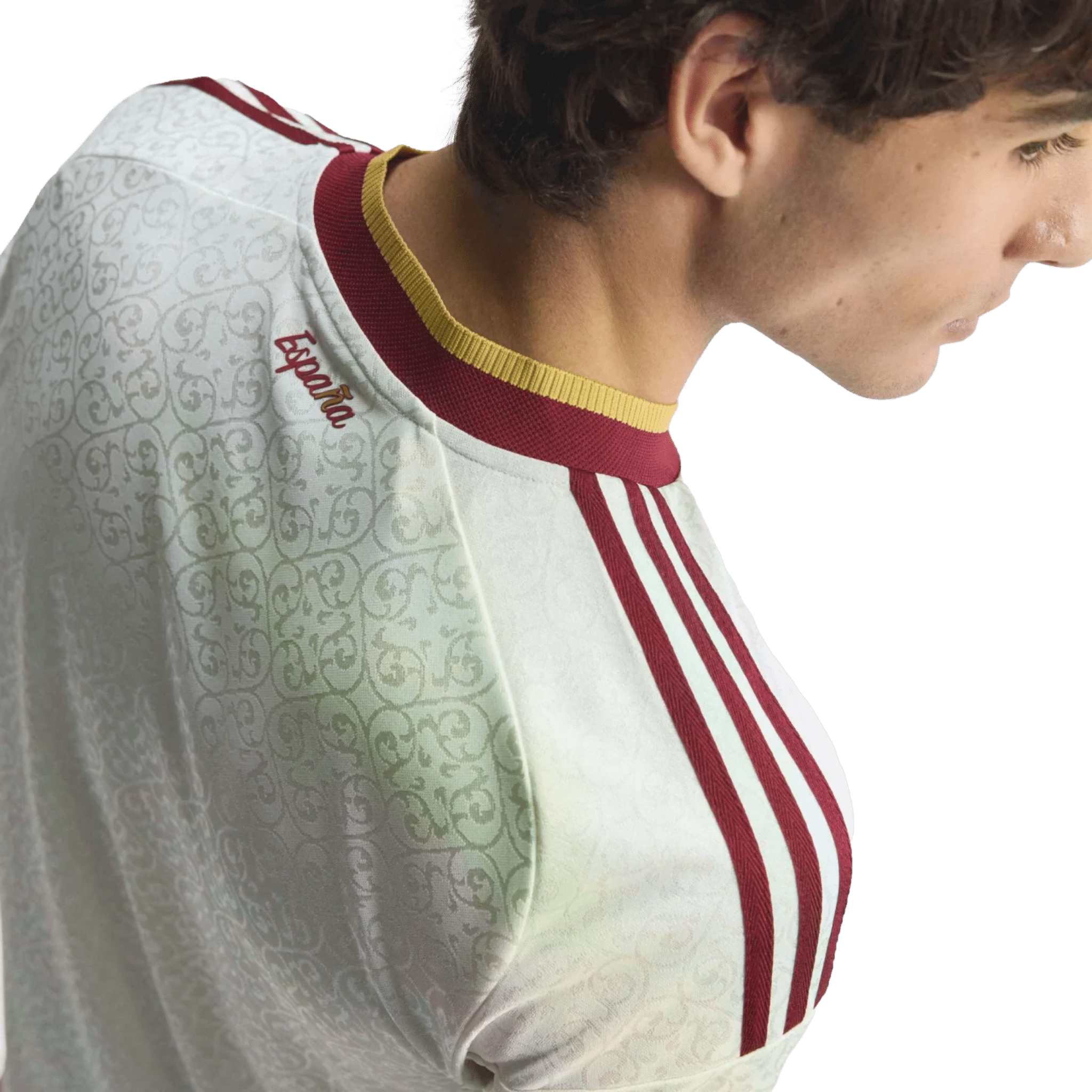 adidas Men's Spain Authentic Marc Cucurella Away Jersey 2026 (White)