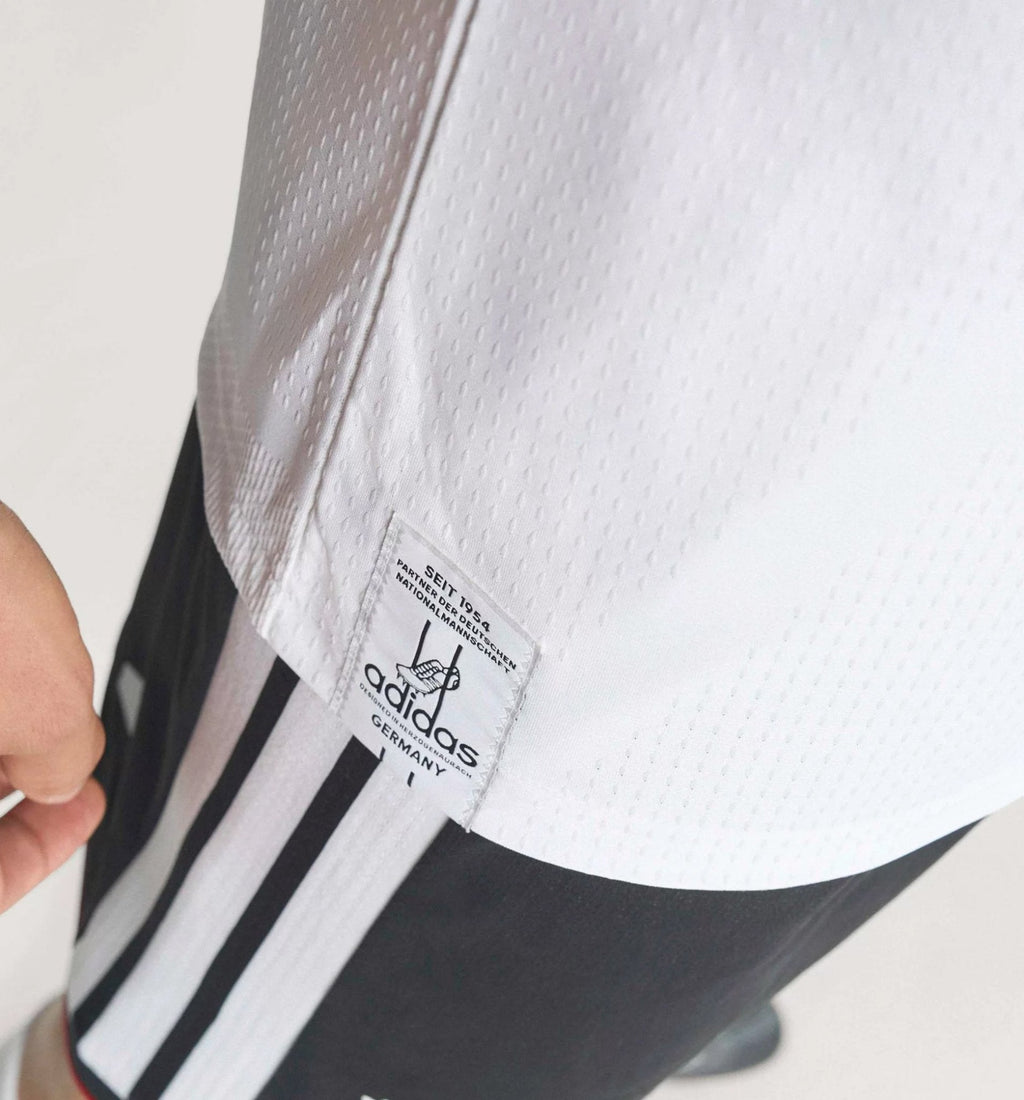 adidas Men's Raum Germany Authentic Home World Cup Jersey 2026 (White/Black)