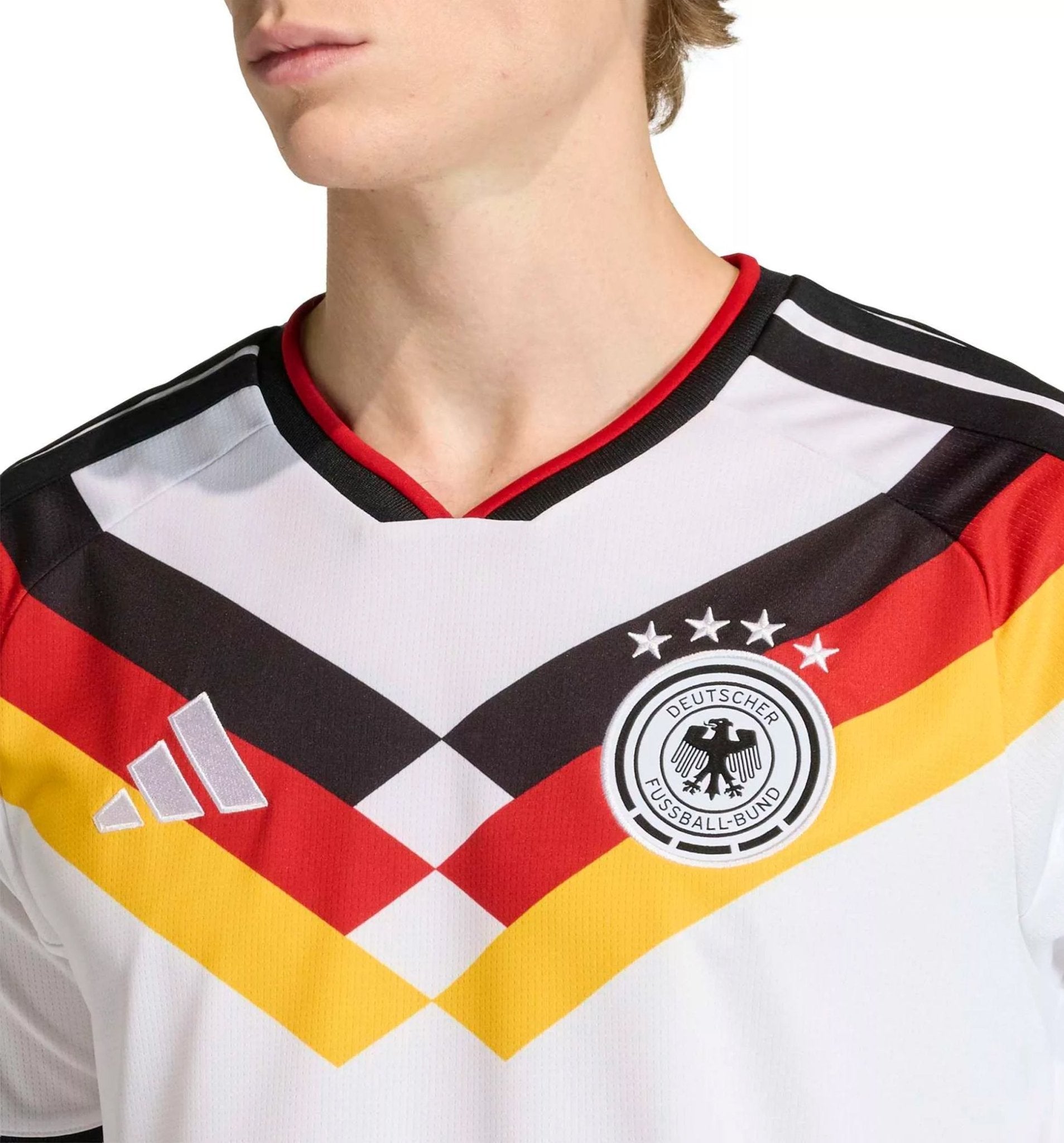 adidas Men's Fullkrug Germany Home World Cup Jersey 2026 (White/Black)