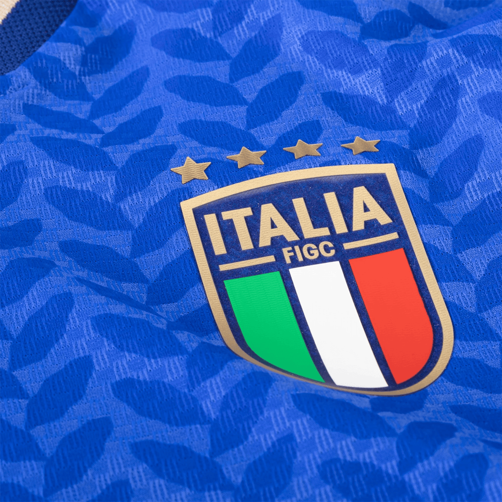 adidas Men's Bastoni Italy 2026 Authentic Home Jersey (Bold Blue)