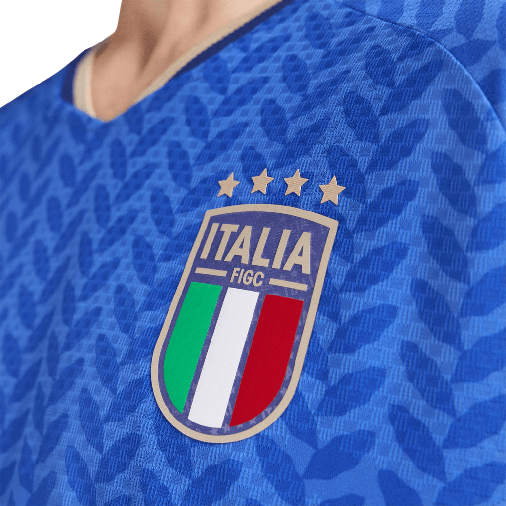 adidas Men's Di Marco Italy 2026 Authentic Home Jersey (Bold Blue)