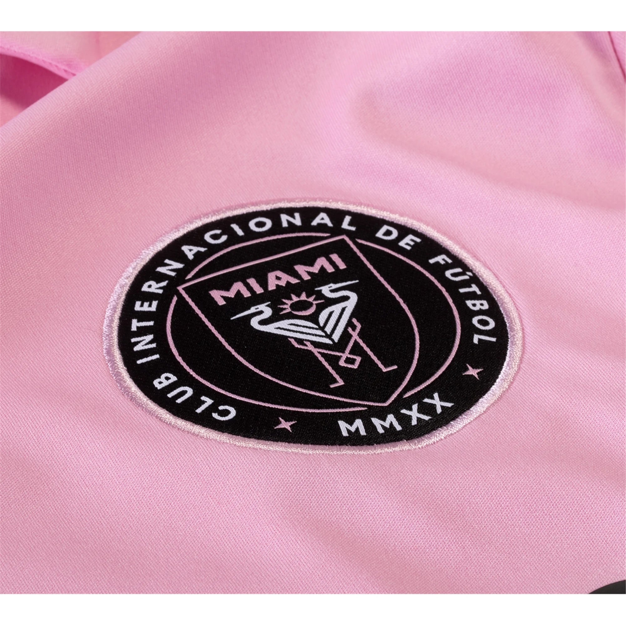 adidas Inter Miami DeAndre Yedlin Home Jersey 23/24 w/ MLS + Leagues Cup Patch + Match Details (True Pink/Black)