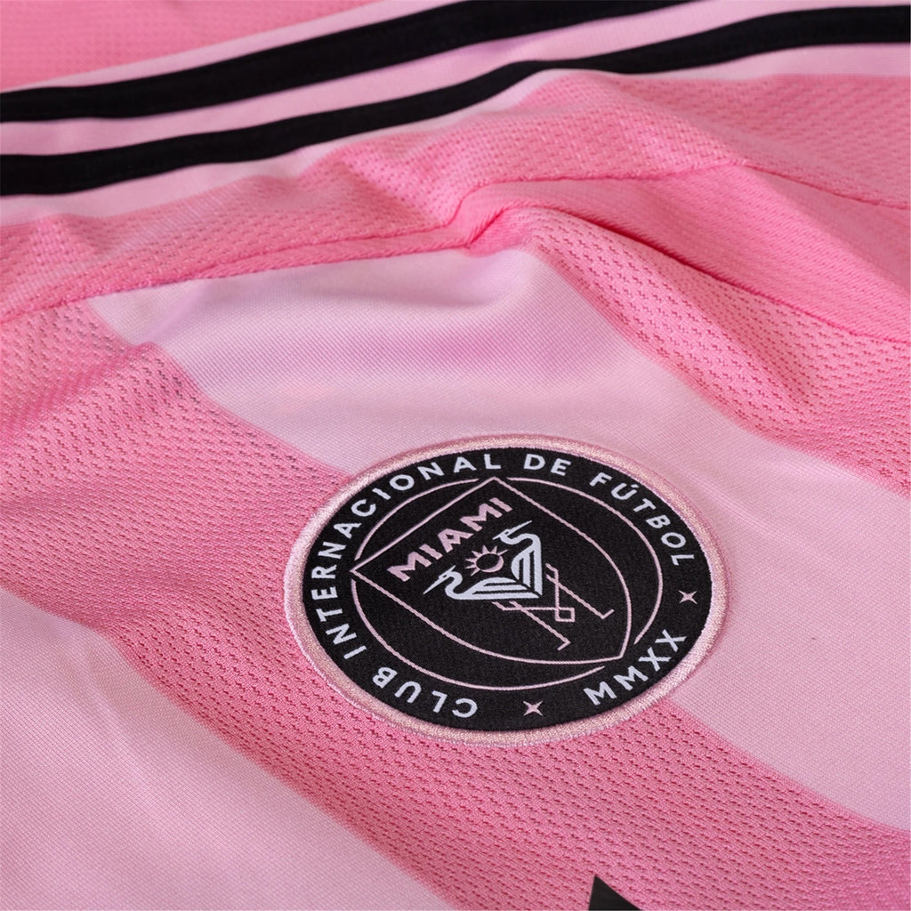adidas Benjamin Cremaschi Inter Miami CF Authentic Home Jersey 25/26 w/ MLS Patches + Sponsor (Easy Pink)