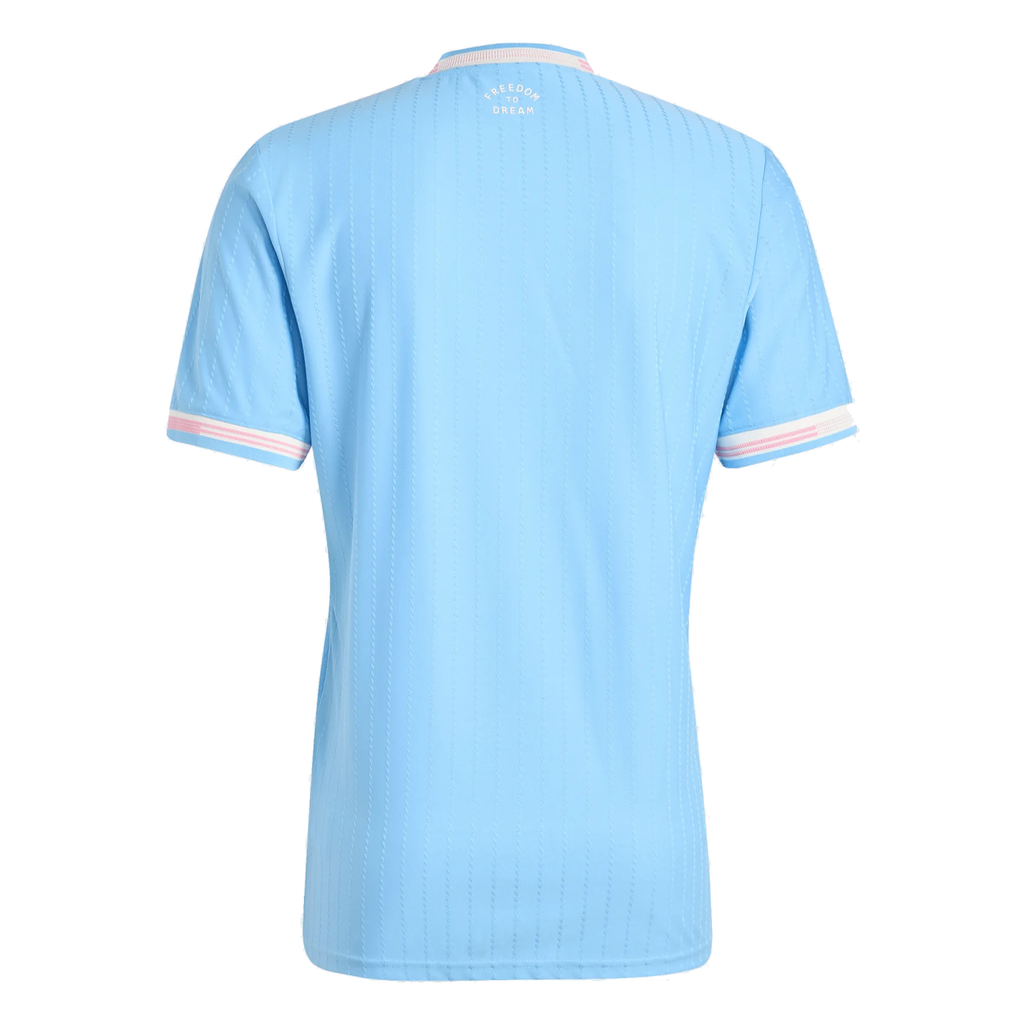 adidas Bright Inter Miami Authentic Third Jersey 25/26 (Blue/Pink)