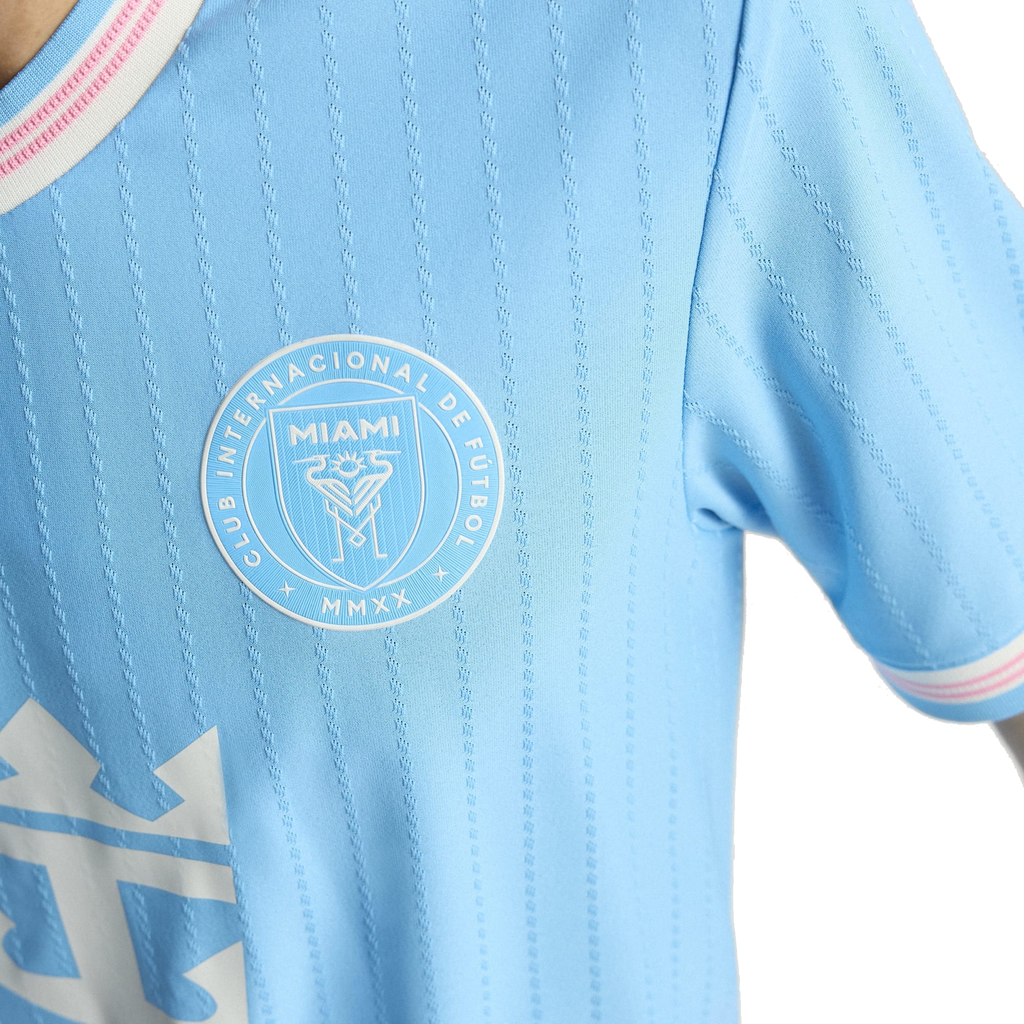 adidas Cremaschi Inter Miami Authentic Third Jersey 25/26 (Blue/Pink)
